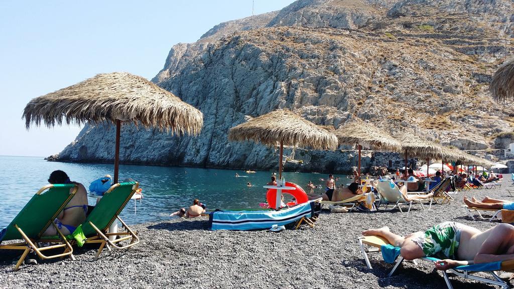 Rodothea And Adams On The Beach, Santorini Monólithos Exterior foto